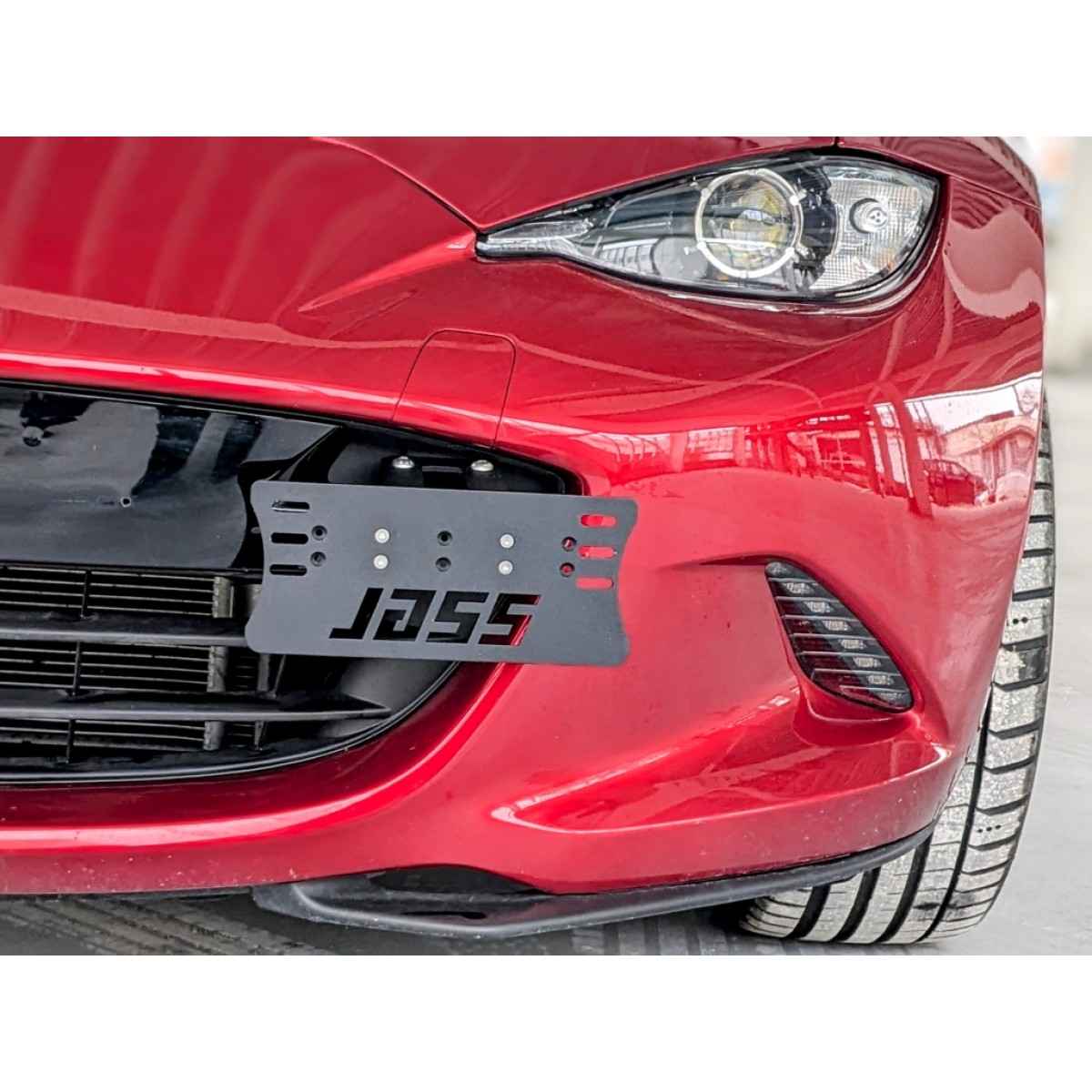 ND Offset License Plate Bracket